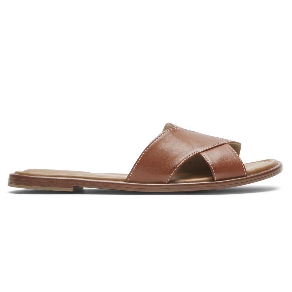 Rockport Canada Total Motion Zadie - Womens Slides Brown (WYP547389)